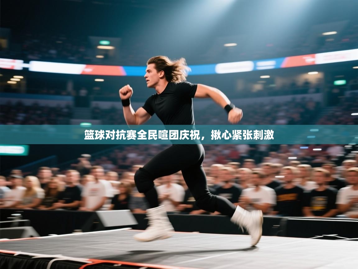 篮球对抗赛全民喧团庆祝，揪心紧张刺激  第1张